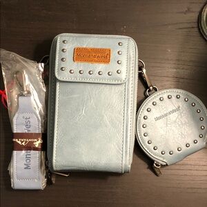 Montana West Crossbody Phone Wallet with Coin Pouch